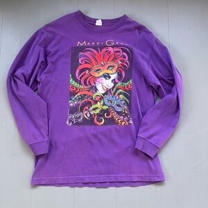 Purple Mardi Gras shirt